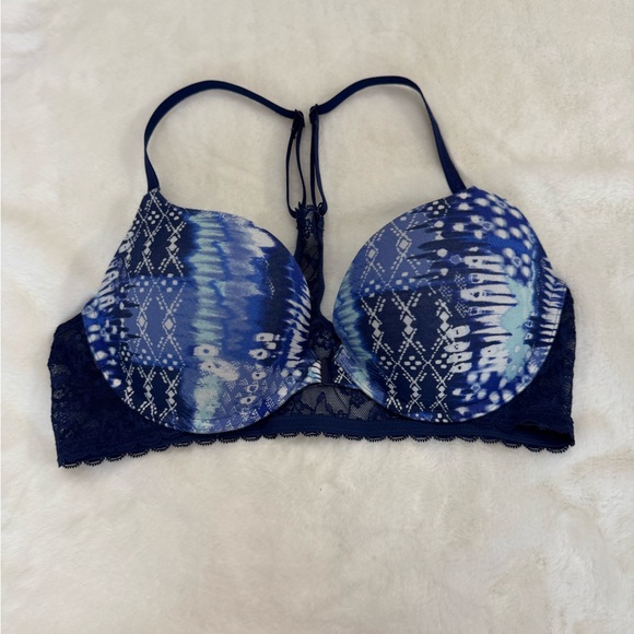 VICTORIA’S SECRET NAVY & WHITE BRA – SIZE 38B - Picture 7 of 9
